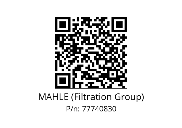   MAHLE (Filtration Group) 77740830