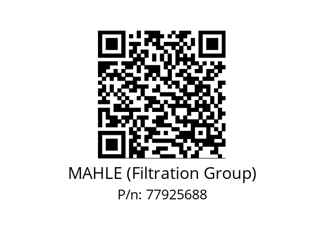   MAHLE (Filtration Group) 77925688