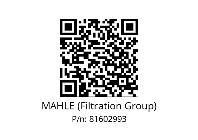   MAHLE (Filtration Group) 81602993