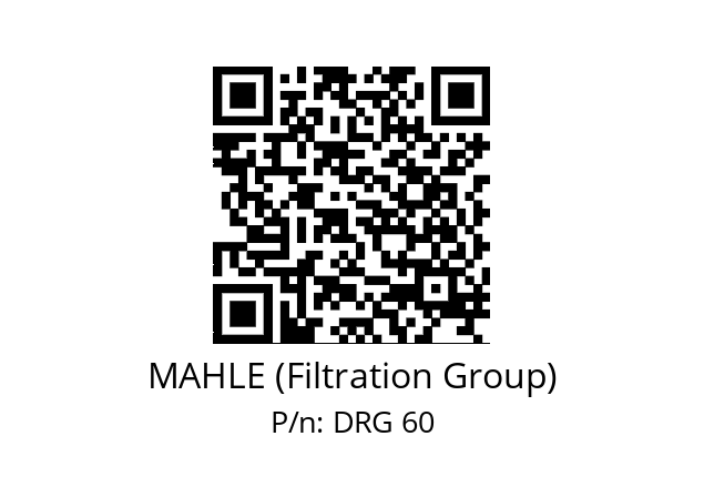   MAHLE (Filtration Group) DRG 60