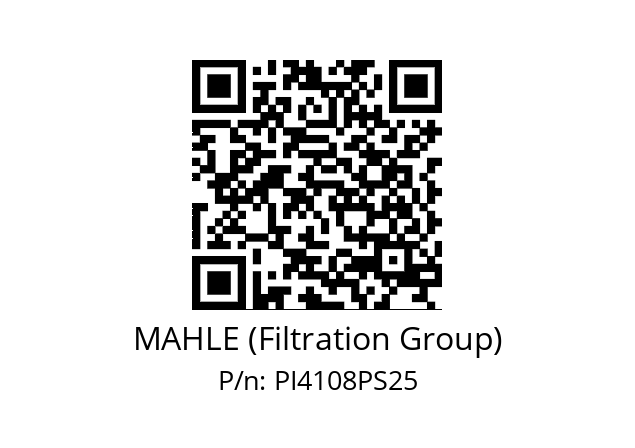   MAHLE (Filtration Group) PI4108PS25