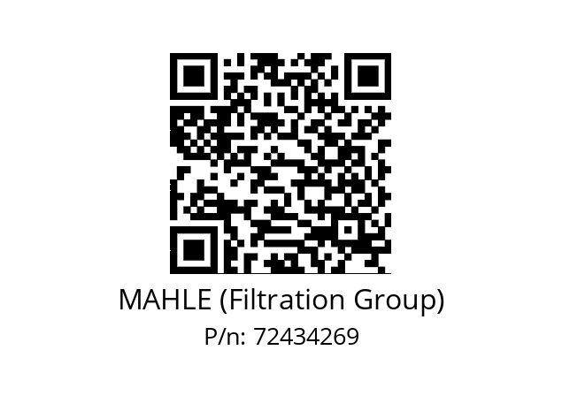   MAHLE (Filtration Group) 72434269