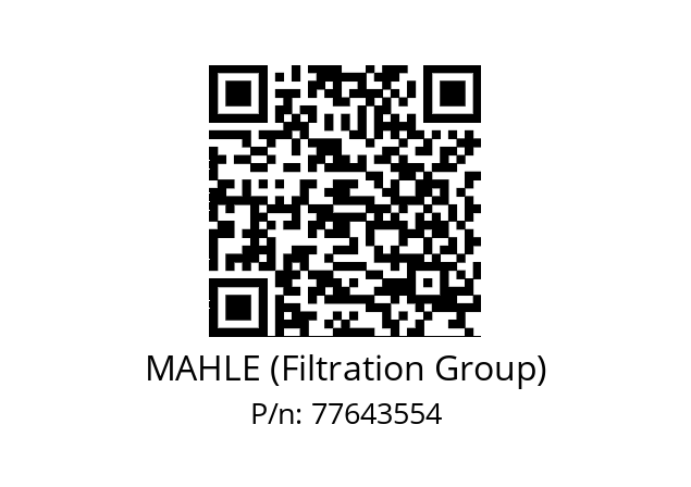   MAHLE (Filtration Group) 77643554