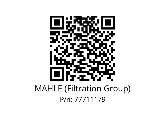   MAHLE (Filtration Group) 77711179