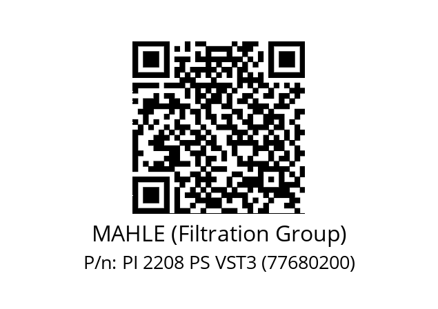   MAHLE (Filtration Group) PI 2208 PS VST3 (77680200)