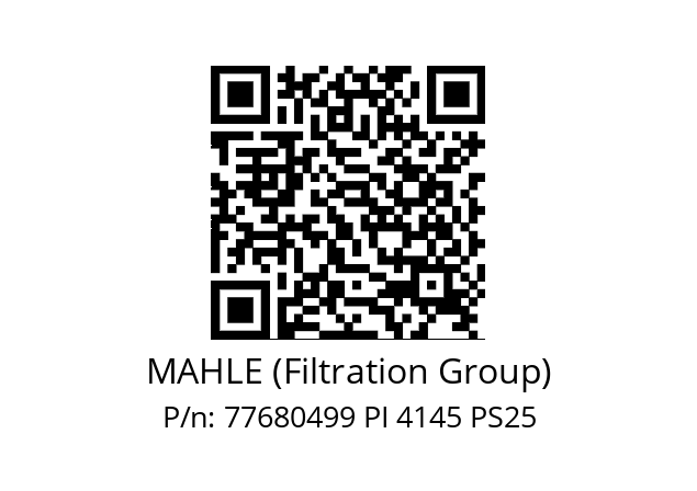   MAHLE (Filtration Group) 77680499 PI 4145 PS25