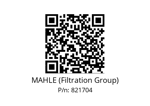   MAHLE (Filtration Group) 821704