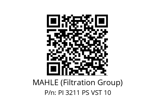   MAHLE (Filtration Group) PI 3211 PS VST 10