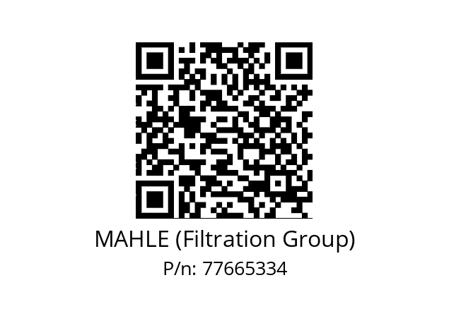   MAHLE (Filtration Group) 77665334