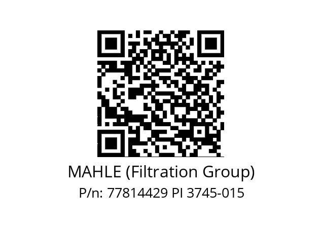   MAHLE (Filtration Group) 77814429 PI 3745-015