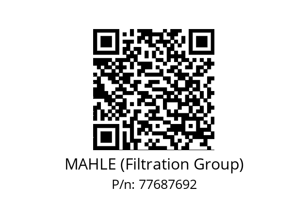   MAHLE (Filtration Group) 77687692