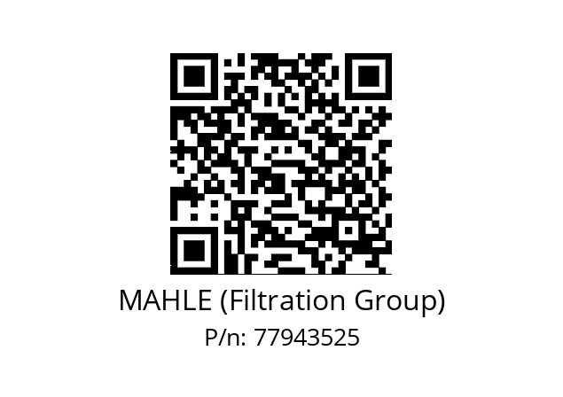   MAHLE (Filtration Group) 77943525