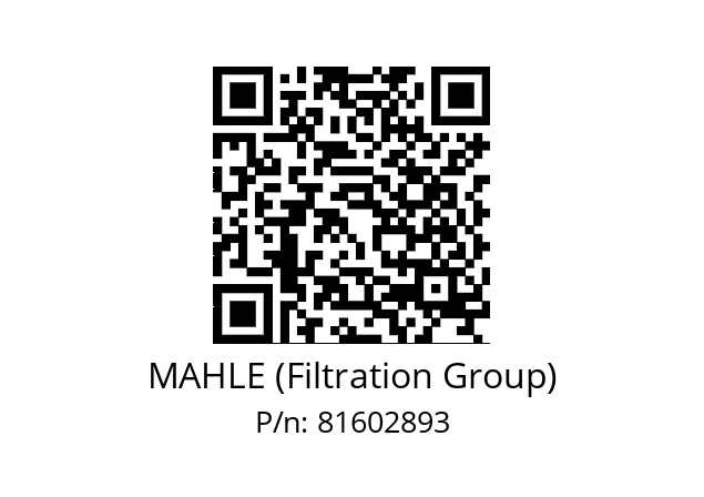   MAHLE (Filtration Group) 81602893