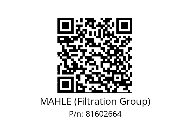   MAHLE (Filtration Group) 81602664