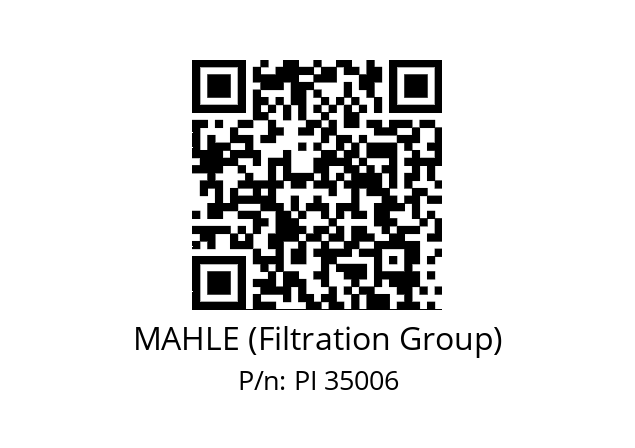   MAHLE (Filtration Group) PI 35006