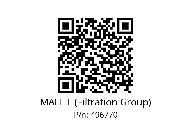   MAHLE (Filtration Group) 496770