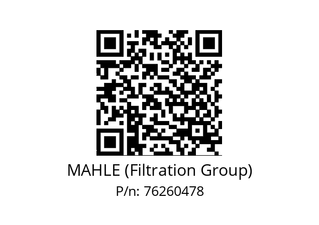   MAHLE (Filtration Group) 76260478