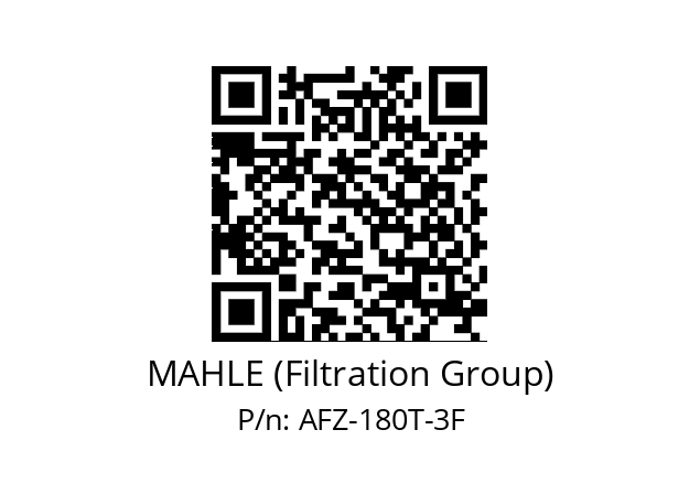   MAHLE (Filtration Group) AFZ-180T-3F