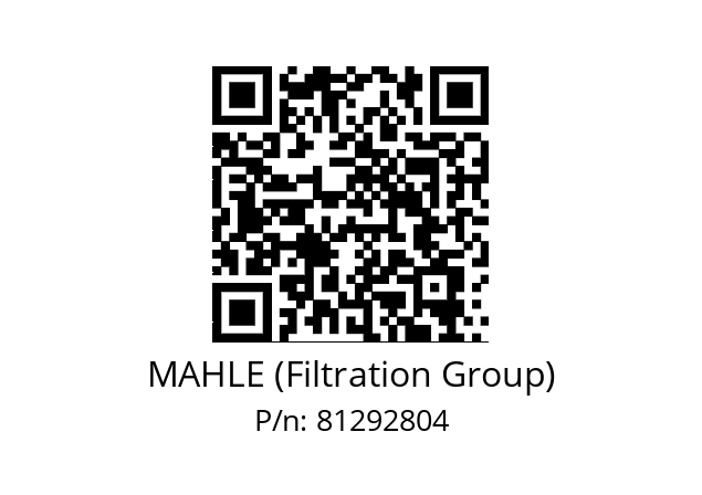   MAHLE (Filtration Group) 81292804