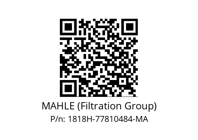   MAHLE (Filtration Group) 1818H-77810484-MA