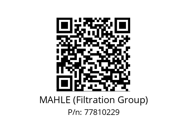   MAHLE (Filtration Group) 77810229