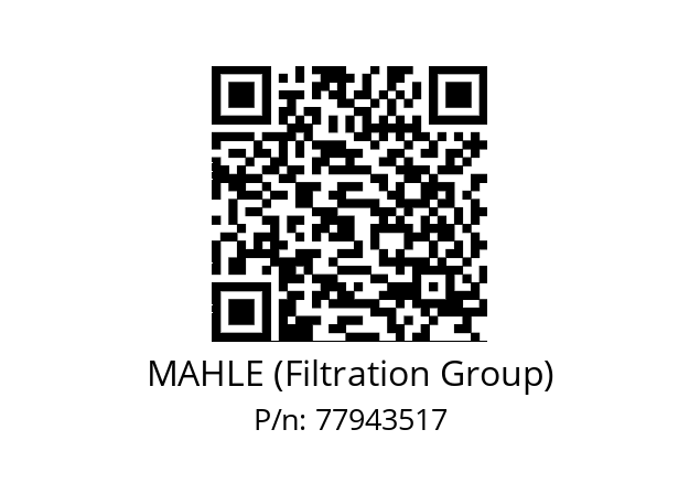   MAHLE (Filtration Group) 77943517