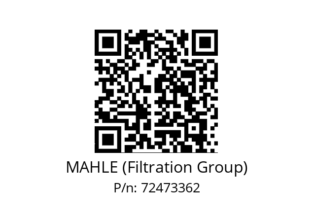   MAHLE (Filtration Group) 72473362