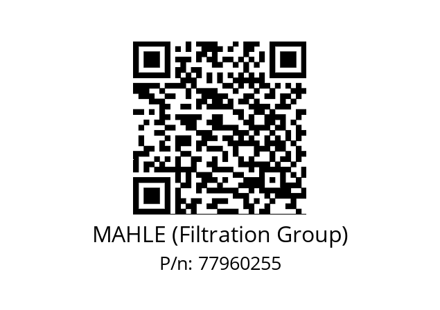   MAHLE (Filtration Group) 77960255