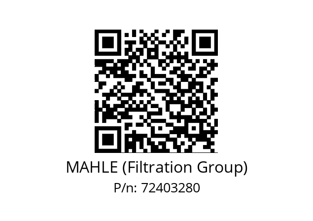  FC-001-040-19 MAHLE (Filtration Group) 72403280