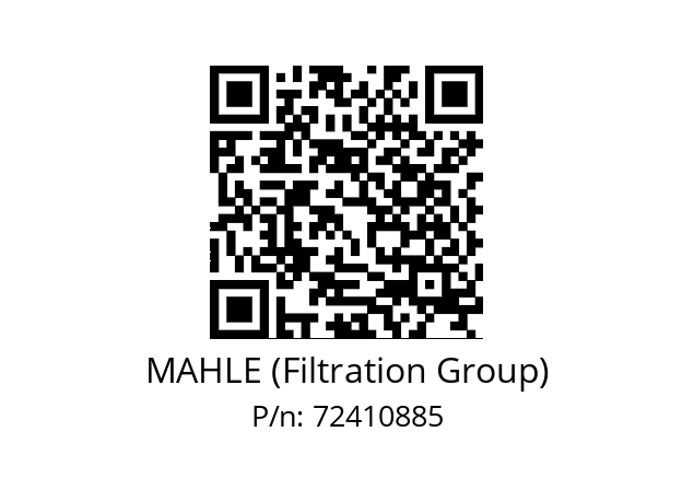   MAHLE (Filtration Group) 72410885