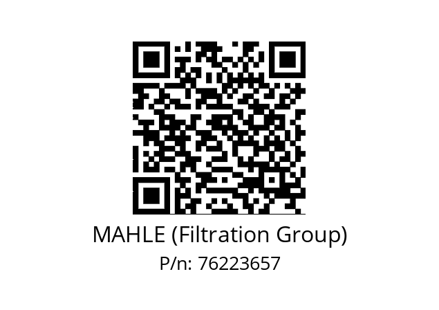   MAHLE (Filtration Group) 76223657