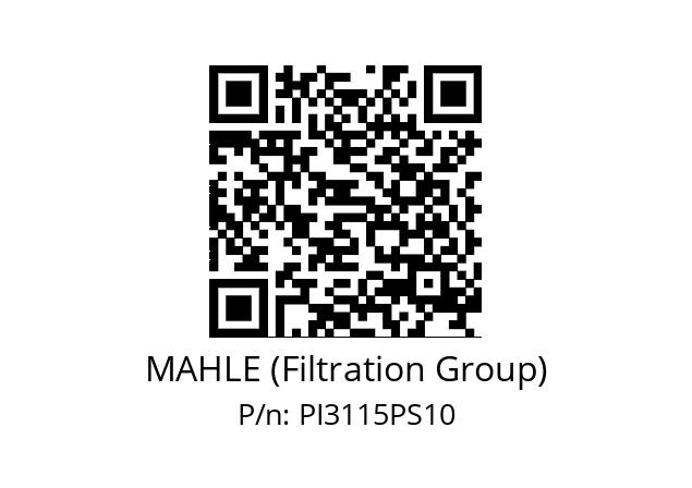   MAHLE (Filtration Group) PI3115PS10