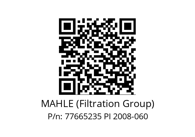   MAHLE (Filtration Group) 77665235 PI 2008-060