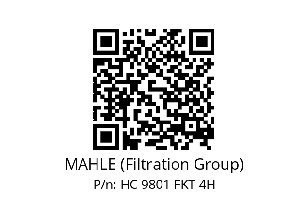   MAHLE (Filtration Group) HC 9801 FKT 4H