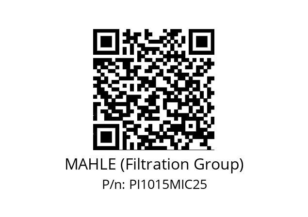   MAHLE (Filtration Group) PI1015MIC25