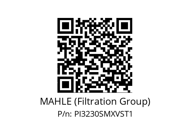   MAHLE (Filtration Group) PI3230SMXVST1