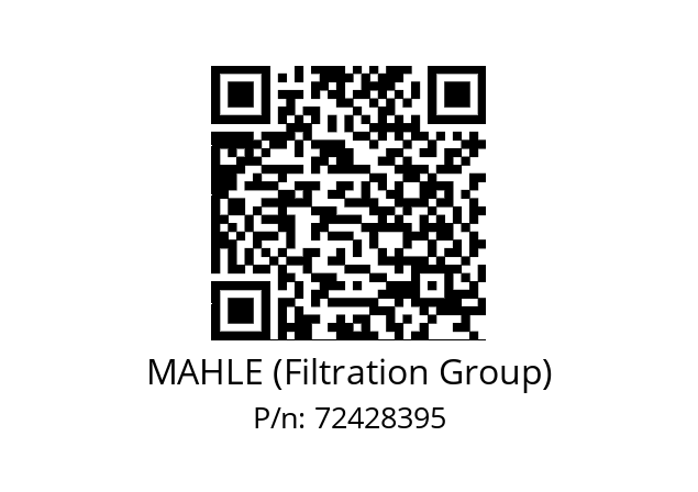   MAHLE (Filtration Group) 72428395