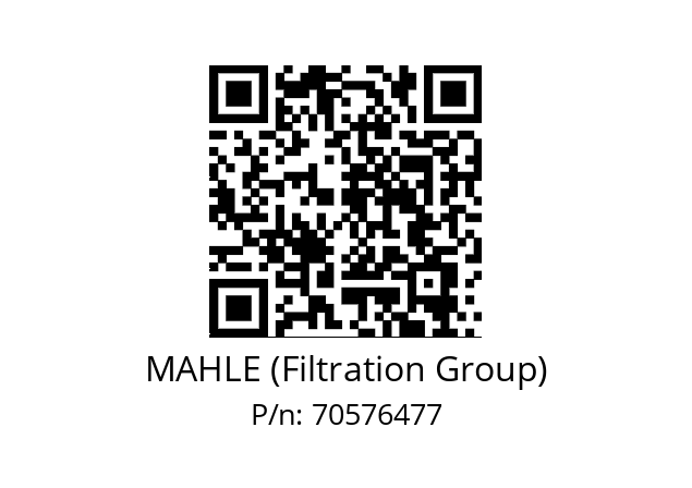   MAHLE (Filtration Group) 70576477