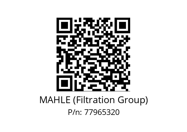   MAHLE (Filtration Group) 77965320