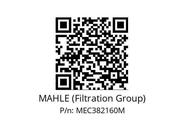   MAHLE (Filtration Group) MEC382160M