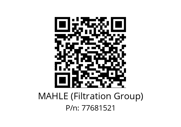   MAHLE (Filtration Group) 77681521