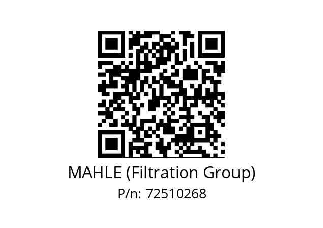   MAHLE (Filtration Group) 72510268