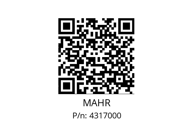   MAHR 4317000