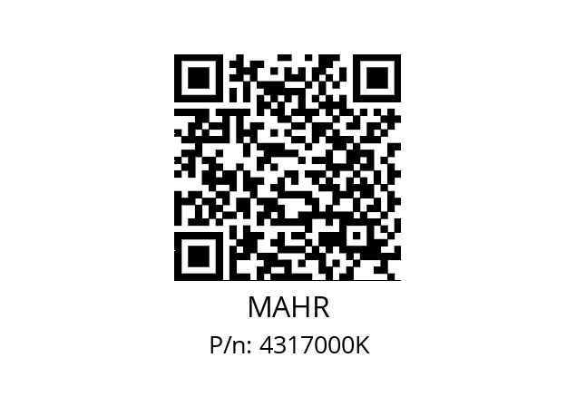   MAHR 4317000K