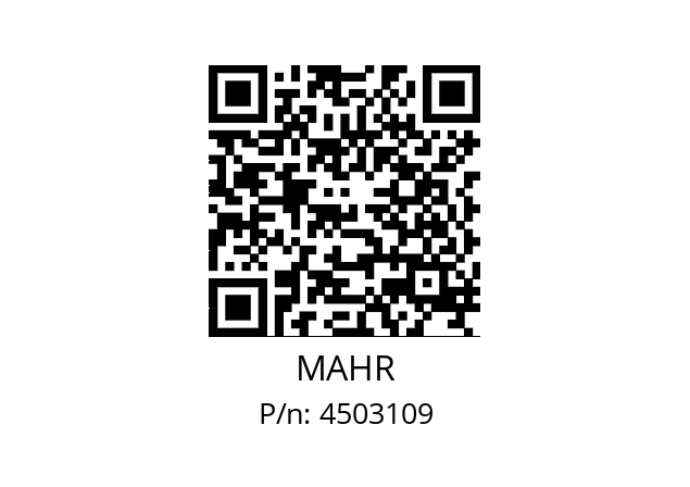   MAHR 4503109