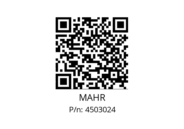   MAHR 4503024