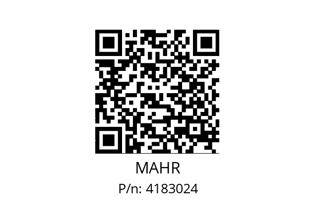   MAHR 4183024