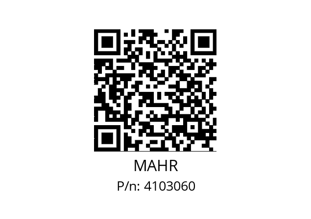   MAHR 4103060