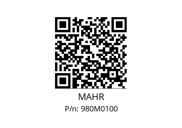   MAHR 980M0100