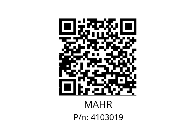   MAHR 4103019